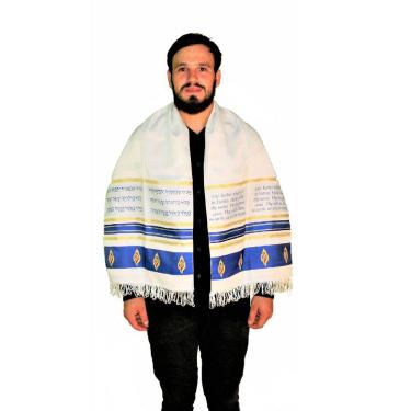 Imagem de Talit Estola Sacerdotal Manto De Oração - De Israel