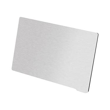 Imagem de CIADAZ Flexiable Build Plate Surface Mola de aço de remoção de plataforma Folha de aço de mola com base magnética para impressão de resina SLA/DLP Impressoras Elegoo Saturn 3D 196x126mm