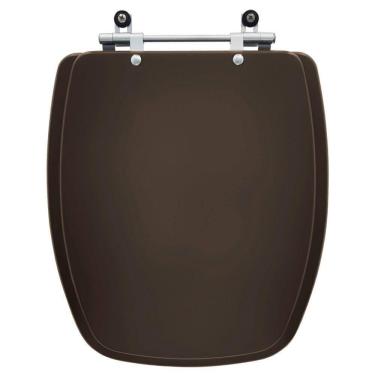 Imagem de Assento Sanitário Stylus Marrom Café para vaso Celite