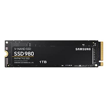 Imagem de SAMSUNG 980 SSD 1TB PCle 3.0x4, NVMe M.2 2280, unidade de estado sólido interna, armazenamento para PC, laptops, jogos e mais, tecnologia HMB, Turbowrite inteligente, velocidades de até 3.500 MB/s,