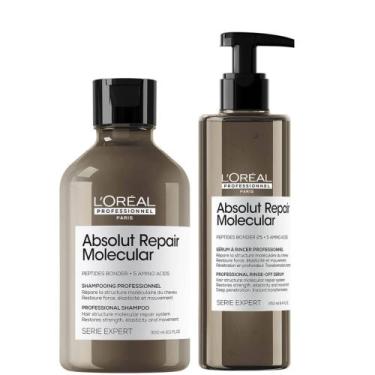 Imagem de Kit L'oréal Absolut Repair Molecular Shampoo 300ml+ Sérum 250ml - L'or