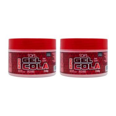 Imagem de Gel Cola Fixador Softfix Super 240G - Kit Com 2Un