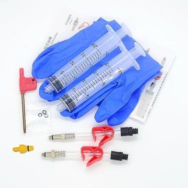 Imagem de CYCEARTH Kit de sangria de óleo DOT de bicicleta para bicicleta Avid Disc Brake Juicy 1 3 5 7 9 Elixir Code RX R CR XO XX SRAM Carbon Trail Formula