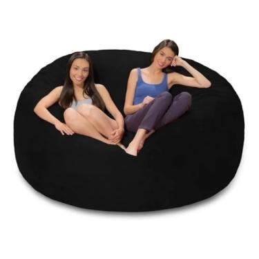 Imagem de Puff Gigante Redondo140x20 Sem Enchimento Suede Premium Linha Gold