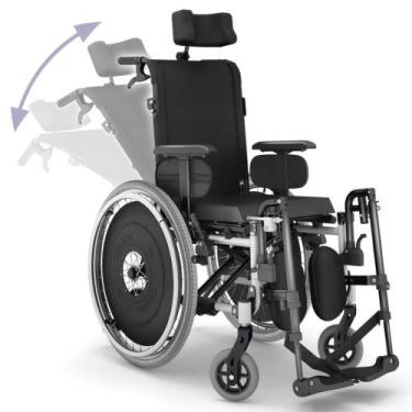 Imagem de Cadeira De Rodas Avd Alumínio Reclinável Ortobras
