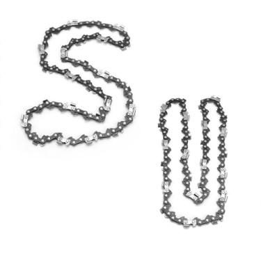 Imagem de 1 peça 10/12/14/18 Polegada barra de guia de corrente de motosserra 3/8 passo 40/47/50/62/64/76 links de acionamento para peças sobressalentes de motosserra 0.050,20 Polegada 76 link de acionamento