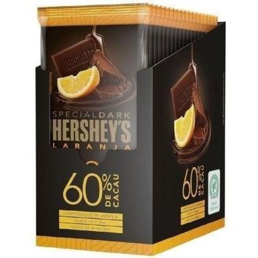 Imagem de Chocolate Hersheys Special Dark 60% 85G Caixa C/12 - Laranja - Hershey