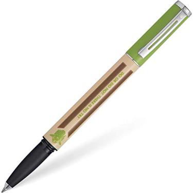 Imagem de Sheaffer Star Wars Yoda com design temático de Yoda e detalhes autênticos do personagem, caneta esferográfica de gel com compromissos polidos
