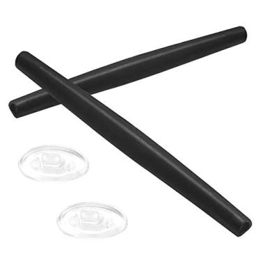 Imagem de Bwake Protetores auriculares e protetores de nariz de substituição para óculos de sol Oakley A Wire/C Wire 1.0 - Preto