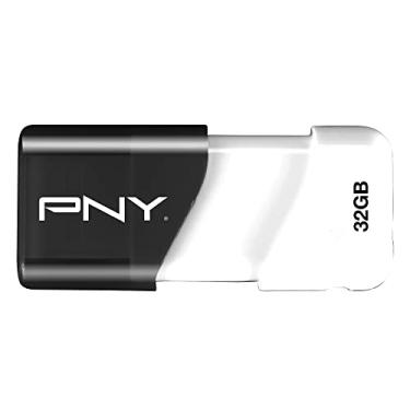 Imagem de PNY Pen Drive Compact Attache 32 GB USB 2.0 - Preto/Branco - P-FD32GCOM-GE