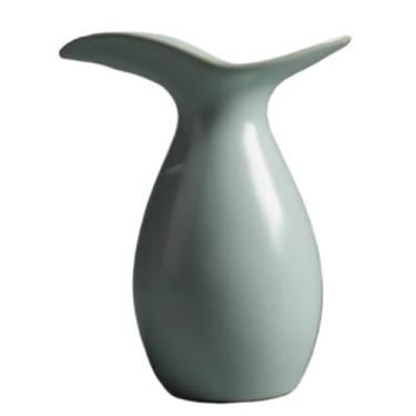 Imagem de Arranjo de flores de chá para animais de estimação de 13,7 cm de cerâmica retrô Zen pequeno vaso decoração criativa