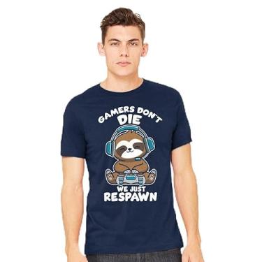 Imagem de TeeFury - Respawn - Camiseta masculina animal, Turquesa, 3G