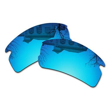 Imagem de Millersawp Lentes de substituição Flak 2.0 OO9295 compatíveis com óculos de sol Oakley - irídio azul