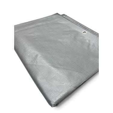 Imagem de Lona Leve 4x5 Forte Impermeável Multiuso 300 Micras 5x4 (PRATA)