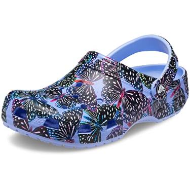 Imagem de Crocs Tamancos gráficos clássicos unissex para adultos, Moon Jelly/Multi, 40
