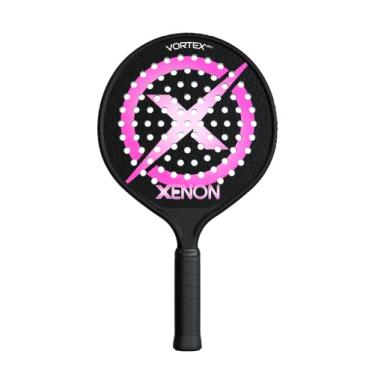 Imagem de Plataforma de tênis Xenon Vortex | Cabeça grande | Ponto de equilíbrio uniforme | Núcleo de espuma de firmeza média | Potência e controle | Aderência de 10,8 cm, rosa