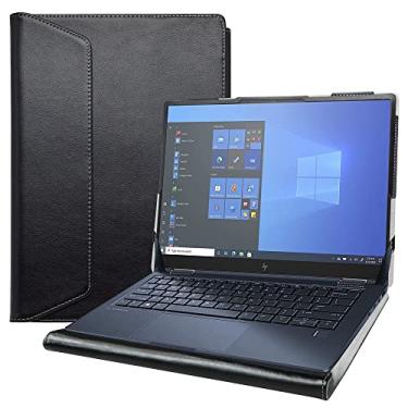 Imagem de Alapmk Capa protetora para HP Spectre x360 14-eaXXXX 14-efXXXX/HP Elite Dragonfly Chromebook/HP Dragonfly G4 e capa para Lenovo ThinkBook Plus Gen 4 [Não serve para Elite Dragonfly G1 G2], preta