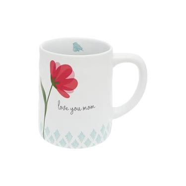 Imagem de Pavilion - Love You Mom - Caneca de café de 500 ml, xícara de chá, Mommy Mama Floral Spring Drinkware