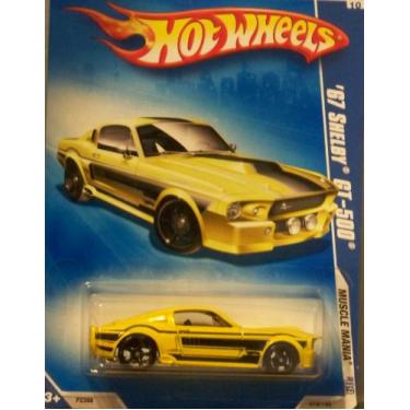 Imagem de Hot Wheels 2009 Muscle Mania 1967 Ford Shelby Mustang GT500 GT-500 Yellow