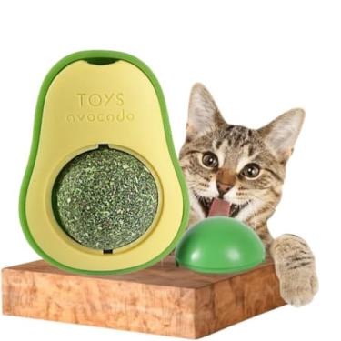 Imagem de Abacate De Brinquedo Para Gatos Com Catnip Erva Gato Natural