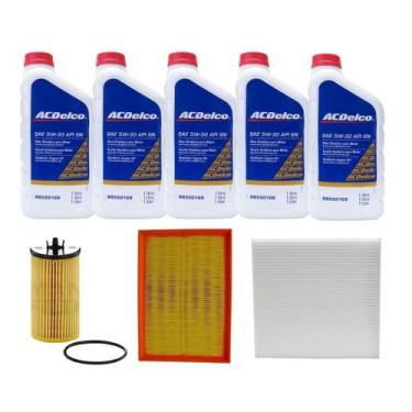 Imagem de Kit Troca de Óleo Chevrolet Sonic 1.6 2012-2015 - 5 LT Acdelco 5w30 Si