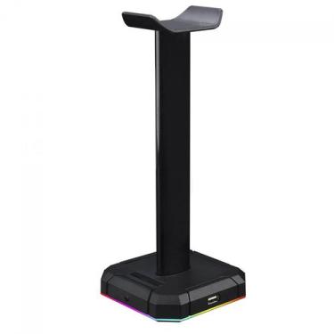 Imagem de Suporte para Headset Redragon Scepter RGB, Black, HA312