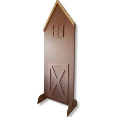 Imagem de Painel De Festa Celeiro Casinha Moinho Decoração Cenário Mdf Cru - ART