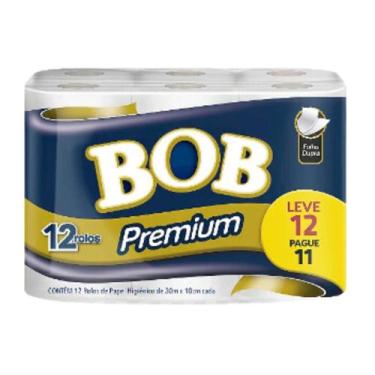 Imagem de Papel higienico bob premium 12 rolos