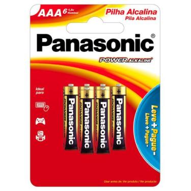 Imagem de Pilha Alcalina Aaa Com 6 Lr03xab/6b192 - Panasonic