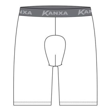 Imagem de Bermuda Térmica Kanxa Infantil, Branco, Masculino, G