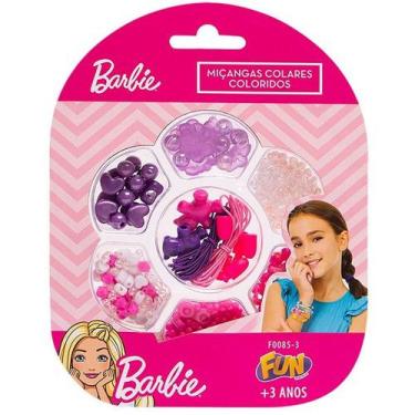 Imagem de Miçangas Medio Colares Coloridos Barbie FUN F0085-3