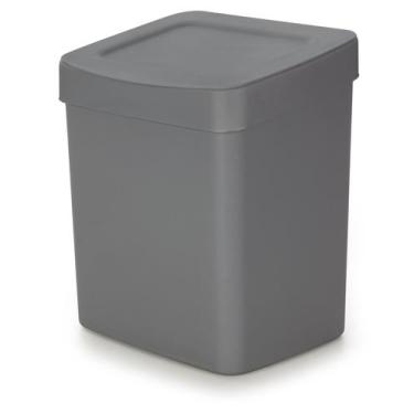 Imagem de Lixeira 2,5l retangular cinza neo - FORMA UTILIDADES