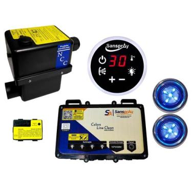 Imagem de Aquecedor Hidro Sanspray 5000w/220v - Painel 4 funções 2 spot