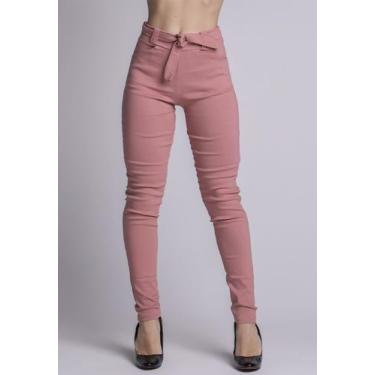 Imagem de Kit 5 Calças Skinny Bengaline Slim Feminina Roupa Casual - WLS Modas, 