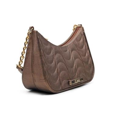Imagem de Bolsa Feminina Guará De Ombro Formato Lua Lançamento, 0100bronze