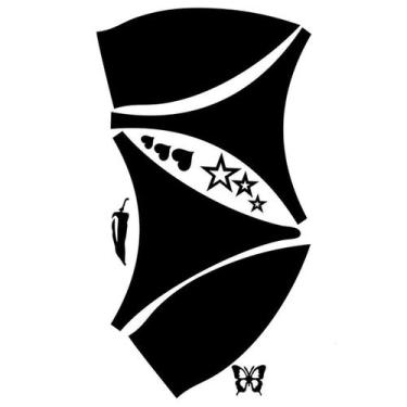 Imagem de Kit 10 Biquini Tamanho (G) Adesivo Bronzeamento Fita E Tatoo - LRP, Ad