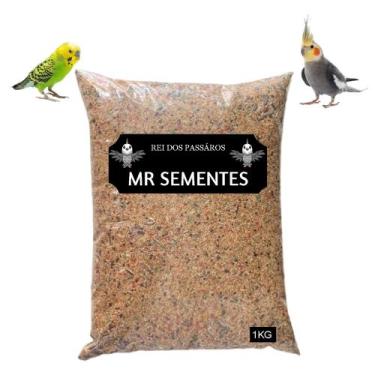 Imagem de Ração Mistura Mix Calopsita 01kg Nutritiva Balanciada Ração Premium Co