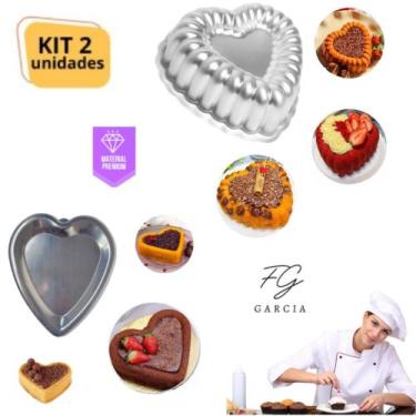 Imagem de Kit De 1 Forma Coração Gomada Ballerine Decorada + 1 Forma Coração Bal