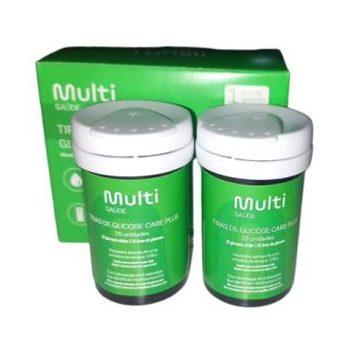 Imagem de Tiras de Glicemia - Care Plus - Caixa com 50un - MULTILASER