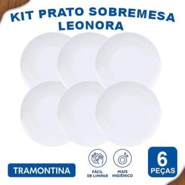 Imagem de Aparelho de Jantar Leonora Tramontina Jogo de Pratos Rasos, Fundos e S