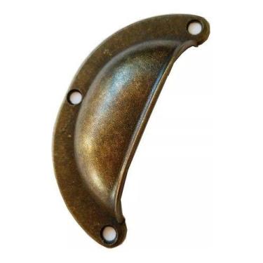 Imagem de Kit 6 Puxadores Concha Puxador Colonial Puxador para armário - Telis F