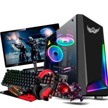 Imagem de Pc Cpu Gamer Barato Desktop Completo i5 turbo 3,20Ghz 16gb ram ssd 240