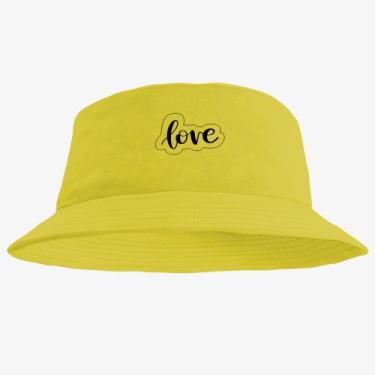 Imagem de Boné Chapéu Bucket Hat Estampado Love - MP Moda Masculina, Único, Amar
