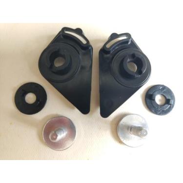 Imagem de Kit Reparo Capacete Yohe Pratik Parafuso Fixação Da Viseira - Helt