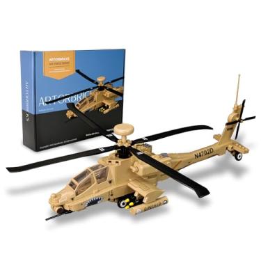 Imagem de ArtorBricks Air Force Series Boeing AH-64 Apche Military Building Block Set and Gift for Adults, Compatible Lego (255Pieces)