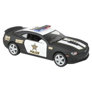 Imagem de Die-Cast Pull Back 2014 Chevy Police Camaro (5") Diecast Cop's Car Vehicle Precision Replica for Collectors and Enthusiasts (1 Pack)