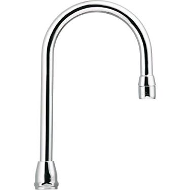 Imagem de Moen Bico de pescoço de ganso S0030 Commercial M-Dura de alcance de 13 cm para aerador, cromado