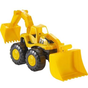 Imagem de Carregadeira Retroescavadeira Infantil Tractor - Bs Toys