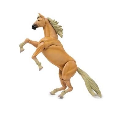 Imagem de Boss Fight Studio Vitruvian H.A.C.K.S. Mighty Steeds Basic Horse Goldie Action Figure - Highly Articulated, Properly Proportioned, Collectible & Customizable Figurine with Stand - 1:18 Scale