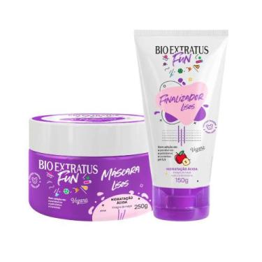 Imagem de Kit 1 máscara 1 finalizador fun liso 250ml - BIOEXTRATUS